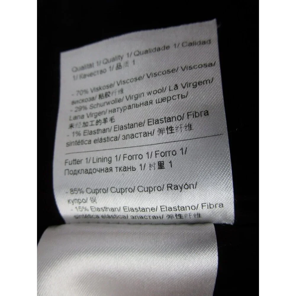 Escada Skirt 12 Wrap A-Line Full Zip Virgin Wool Blend Knit Career 42 - Picture 7 of 8